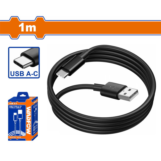 WADFOW Καλώδιο φορτιστή USB Type A to Type C 1m WUB1501