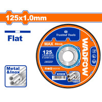 WADFOW Δίσκος κοπής inox/μετάλλου ίσιος 125Χ1mm WAC1351