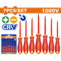 WADFOW Σετ κατσαβίδια μαγνητικά VDE 1000V 7 τεμάχια WSS7407