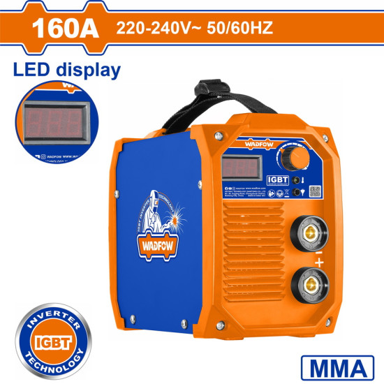 WADFOW Ηλεκτροκόλληση INVERTER 230V / 160A-30% WWD11601