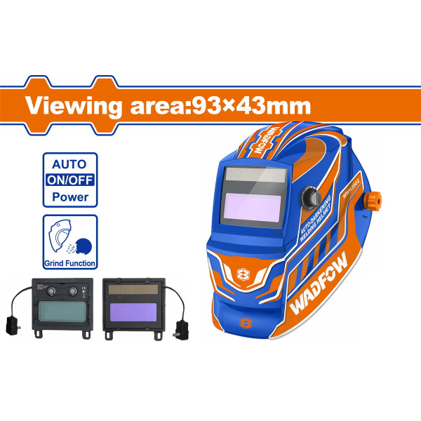 WADFOW Μάσκα συγκολλήσεως ηλεκτρονική 93Χ43mm WWH3502