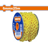 WADFOW Πλαστική αλυσίδα 6mm / 25m σε ρολό WYJ6A06