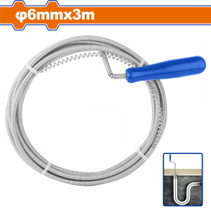 WADFOW Εύκαμπτο σπιράλ απόφραξης σωλήνων Φ-6mm X 3m WDD2303