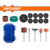 WADFOW Σετ εξαρτημάτων τριψίματος και λείανσης πολυεργαλείου 38 τεμάχια WRR5038