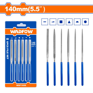 WADFOW Σετ λίμες 5.5" / 140mm 6 τεμάχια WSF1606