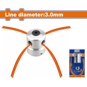 WADFOW Κεφαλή μισινέζας αλουμινίου universal fix line 4 εξόδων WJC2401