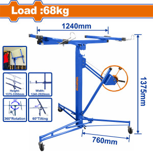 WADFOW Ανυψωτικό γυψοσανίδας 1375-3350mm / 68Kg WJSQ1168