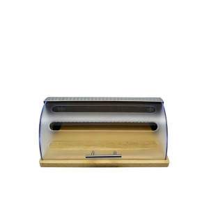 ANKOR Ψωμιέρα με καπάκι από bamboo 39x28.5x16cm 812455
