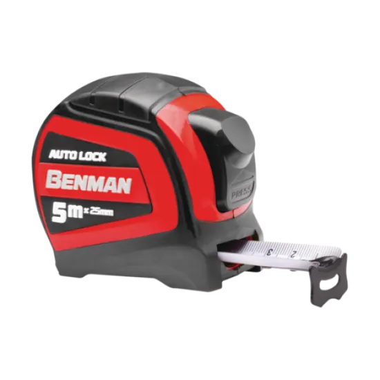 BENMAN Μέτρο ρολό  AUTO LOCK 3MX16MM 70646
