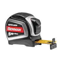  BENMAN Μέτρο ρολό μαγνητικό AUTO LOCK 5MX25MM 70962