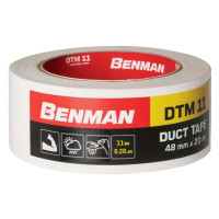  BENMAN Ταινία υφασμάτινη λευκή 48mm x 20mm βαρέος τύπου 39924