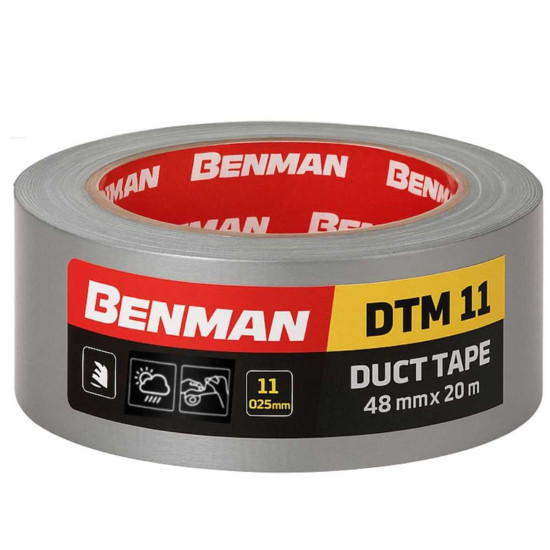 BENMAN Ταινία υφασμάτινη γκρί 48mmx50m DT11 33474