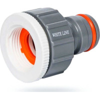 BRADAS Ρακόρ βρύσης 3/4''-1'' powerjet white line  WL-2193