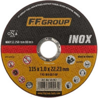 FF GROUP Δίσκος κοπής σιδήρου INOX 115X1.0mm 10242