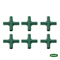 GRASHER Ενωτικά 4 θέσεων "Χ" Φ.16mm στηριγμάτων Φυτών 6 τμχ 104038