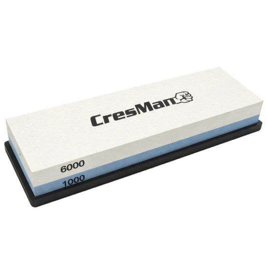  CRESMAN Ακονόπετρα μαχαιριών 18x6x2.7cm με διπλή πυκνότητα 13177