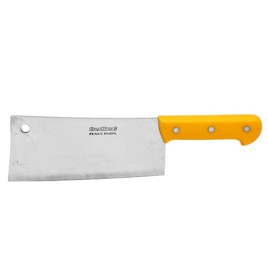 CRESMAN Σατίρα κίτρινη λαβή inox 20cm 03654
