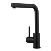 CRESMAN Μπαταρία αναμεικτική melia κουζίνας μαυρη inox series 13970