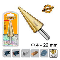 INGCO Τρυπάνι κωνικό με διαβάθμιση 4-22mm AKSDS42203