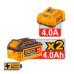 INGCO Σετ Δράπανο 66NM & Τροχός 1200W & 2X4.0AH 20V CKLI20256E