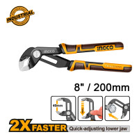INGCO Γκαζοτανάλια Ρυθμιζόμενη (Fast Adjustment) 8"/200mm HPP38208