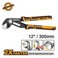 INGCO Γκαζοτανάλια Ρυθμιζόμενη (Fast Adjustment) 12"/300mm HPP38308