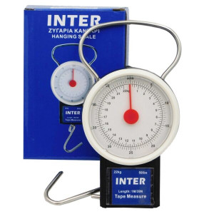 INTER Ζυγαριά καντάρι με μεζούρα 22kgr Α-Κ081