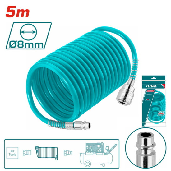 TOTAL Σπιράλ αέρος 5m THT11051