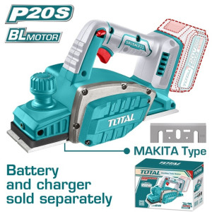   TOTAL επαγγελματική πλάνη μπαταρίας Li-ion 20V χωρίς μπαταρία και φορτιστή (TRLI20401)