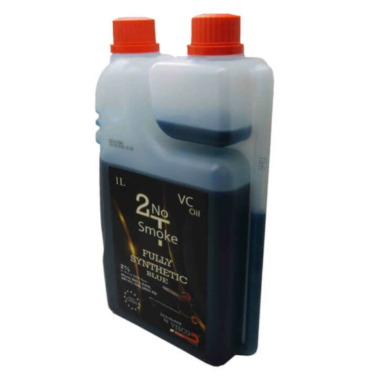 VISCO Λάδι 2Τ No Smoke VC Oil 1 L Με Δοσομετρικό (Μπλε) V-41