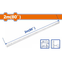 WADFOW βέργα διάτρητη μονή ραφιών 2m (WZJ9303)