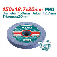 TOTAL Σμυρδοτροχός Φ-150 Χ 12.7 Χ 20mm / 60grit ΓΙΑ TGB15015  TAC1506027