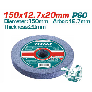 TOTAL Σμυρδοτροχός Φ-150 Χ 12.7 Χ 20mm / 60grit ΓΙΑ TGB15015  TAC1506027