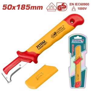 TOTAL Μαχαίρι απογύμνωσης καλωδίων κυρτό 185mm 1000V VDE THIDCK1851