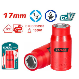 TOTAL Καρυδάκι εξάγωνο 1/2" 17mm 1000V VDE THIHAST12171